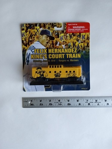 Felix Hernandez Seattle Mariners King's Court Train Car Collectible June 14,2014 - Picture 9 of 9