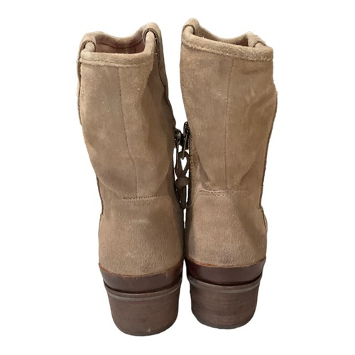 UGG Boots Women’s Sz 6 Briar Sugar Pine Brown Leather Mid Calf 1009198 *GC - Picture 4 of 9