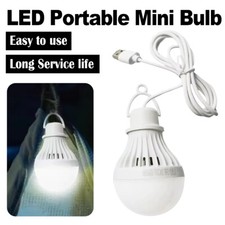 Usb Led Camping Lamp 3w 5w 7w 9w 12w With 1.2m Clip Line Cool White 5v Mini Bulb