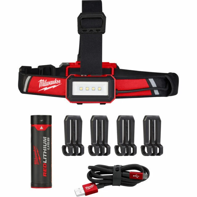 Milwaukee 2115-21 USB Rechargeable Low-Profile Headlamp