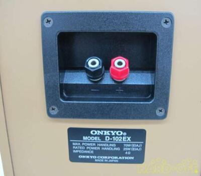 ONKYO オンキョー　speaker スピーカー　D-102EX ONKYO D-102EX Bookshelf Speaker | eBay
