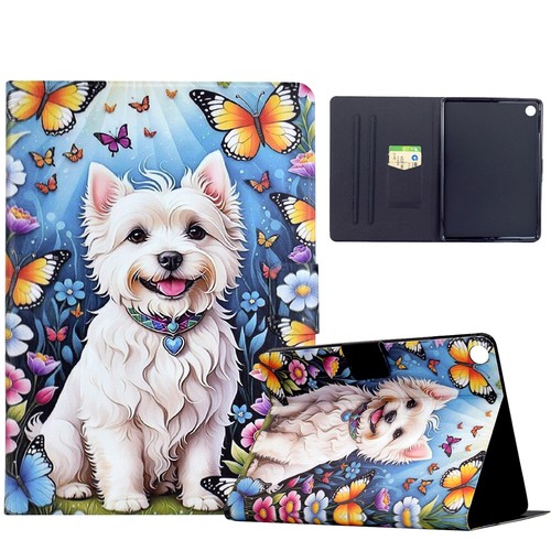 For Samsung Galaxy Tab A9 Plus A8 A7 S6 Lite S9 S10 FE Case Leather Smart Cover - Picture 30 of 69