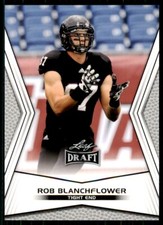 2014 Leaf Draft Rob Blanchflower Rookie UMass Minutemen #48 NCAA Football