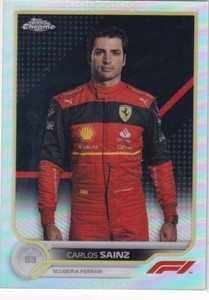 Topps 2022 Chrome Formula 1 Nr. 29 Carlos Sainz Silver Refractor