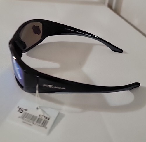 Gafas de sol Piranha Sport Flex Temple Wrap elegantes marcos negros brazos grises 62169 - Imagen 4 de 6