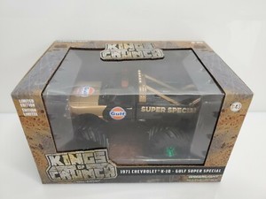 Rare-Greenlight-Kings-Of-Crunch-1971-K-10-Gulf-Green-Machine-Chase-Black-Gold