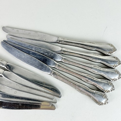 29 Piece Lot Vintage Oneida Stainless Steel Flatware Mansfield Amadeus Floral - Picture 12 of 13