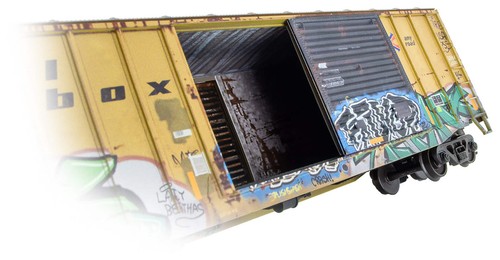 Micro-Trains 5600 002 HO Scale ACF Boxcar Kit (Weathered) Railbox 33916 - Picture 4 of 5