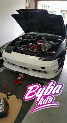 Kouki Front Lip Type X style fit Nissan S13 180sx 200sx 240sx CA SR RB - Zdjęcie 8 z 9