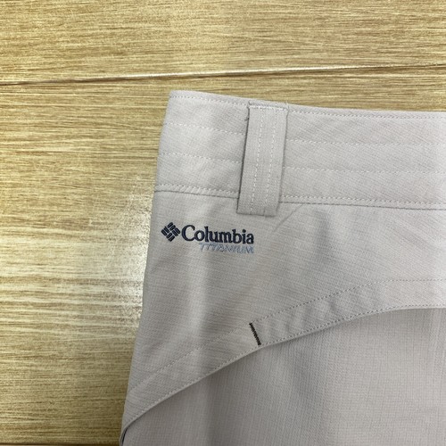 Pantalon Largo Y Corto Convertible Senderismo Para Mujer Columbia Titanium 10 - Picture 9 of 19