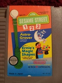 🔥Sesame Street 123 (Nintendo Entertainment System, 1989) NES tested no case