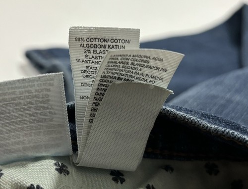 Lucky Brand Jeans Mens 36X30 221 Straight Blue Dark Wash Denim Zip Up Fly - Picture 7 of 10