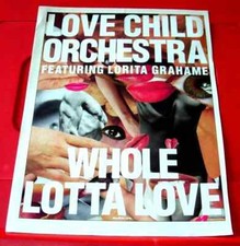 Love Child Orchestra &lrm;Whole Lotta Love Vintage ORIG 1989 Press/Mag ADVERT 12"x 9