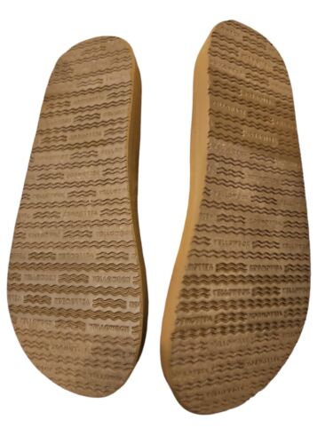 Yellow Box Flip Flops Women 8.5 Nayama Denim Comfort 1" Heel 59904 Beachwear New - Picture 5 of 12