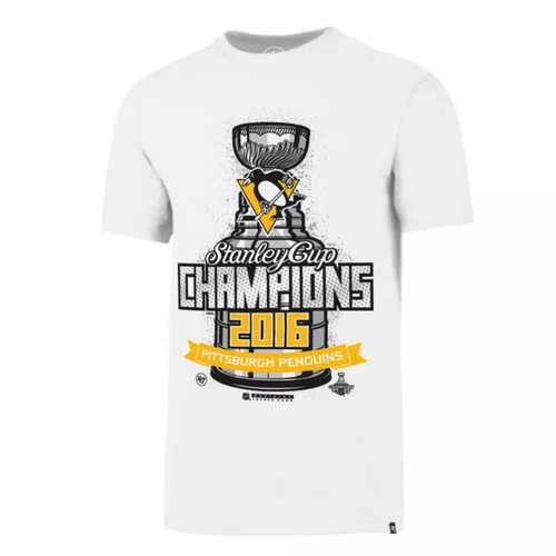Maglietta Pittsburgh Penguins '47 2016 Stanley Cup Champions Locker Room On Ice M - Foto 2 di 4