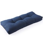 LokGrip Non Slip Tufted Memory Foam Bench Cushion FadeShield Water Resistant ...