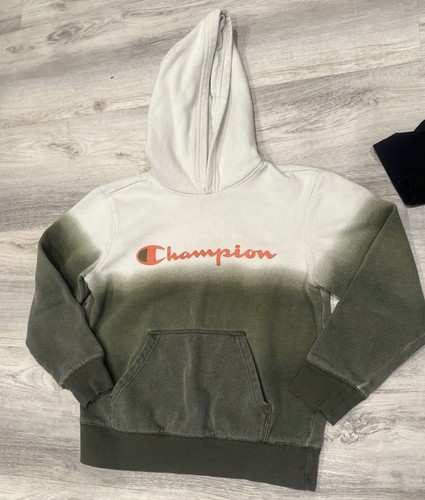 Champion Youth Hoodie T-Shirt Set Boys Sweatshirt Short Sleeve Top M Colorful - Picture 2 of 4