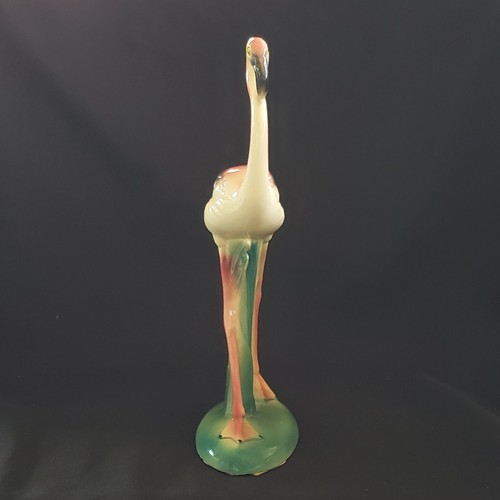 Figura Flamenco Rosa Maddux de California Cerámica De Pie 11 3/4" Alto LEER - Imagen 4 de 18