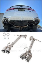 For 18-24 Toyota Camry 2.5 3.5 | Muffler Delete 3.5" Quad Tips Axle Back Exhaust