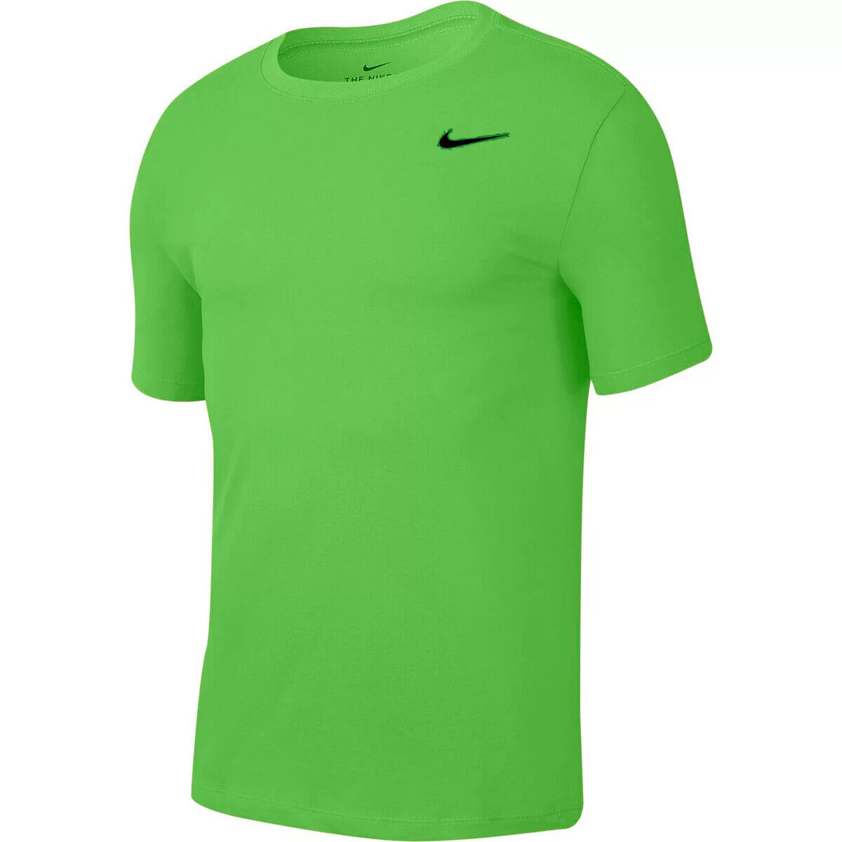 Camiseta Nike Para Hombre Dri-FIT Verde Mangas Cortas Trainig (AR6029-305) - Talla S/M Nueva con Etiquetas