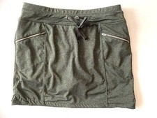 Womens Tangerine Skort Stretch Pull-On Workout SZ Medium Athletic