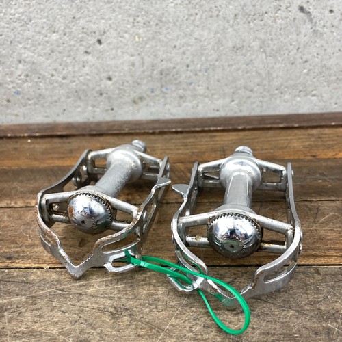 Vintage Campagnolo Record FRENCH Thread Pedals 14 x 1.25 Patent Brev 70s 80s - Picture 9 of 13