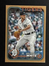 2024 Topps Series 1 Brendan White Rookie Card Gold /2024 #8 Detroit Tigers