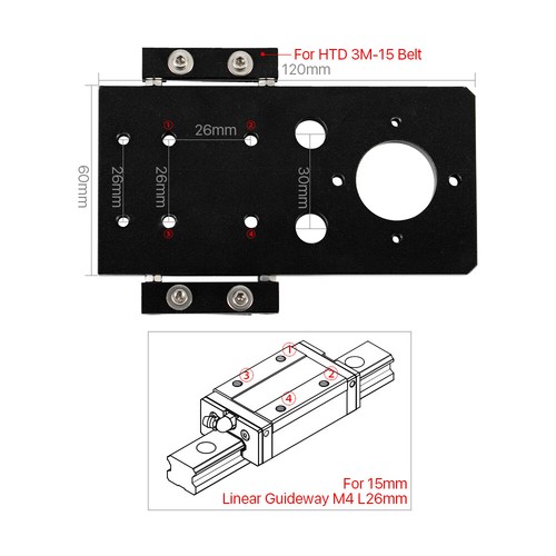 E Series: CO2 Laser Head Set Mirror Mount Focal Lens Si / Mo Mirror for Engraver - Picture 6 of 16
