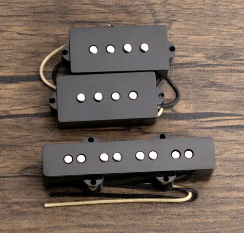 Tonerider PJ2-4S 'The Duke PJ' PJ Staggered Poles Pickup Set. Black