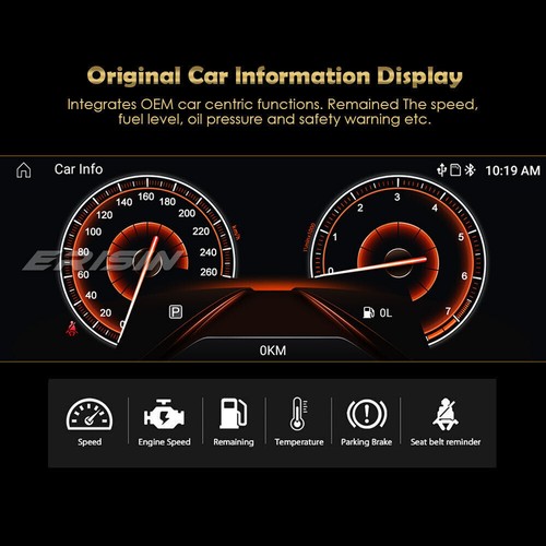 8-Core IPS Android 14 Autoradio GPS DAB+CarPlay 4+64GB Wifi BMW BMW X1 E84 CIC - Bild 10 von 13