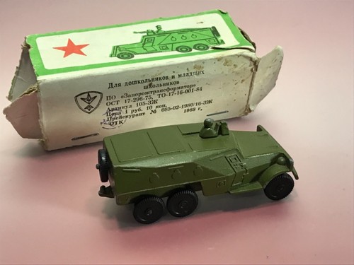 Armored Personnel carrier Toy USSR Armored personnel carrier Red Army Casting - Picture 11 of 12