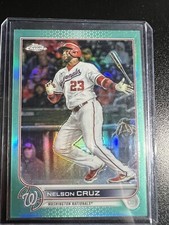 2022 Topps Chrome Update Series - Aqua Refractor #USC142 Nelson Cruz /250