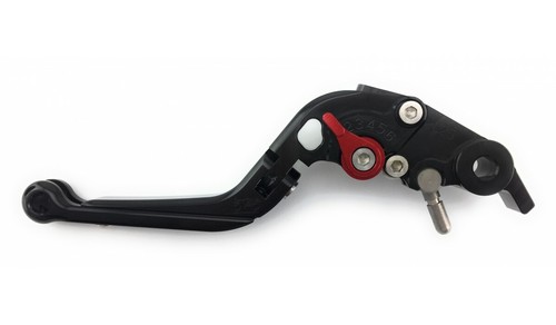 Palancas Manetas Abatibles Freno Delantero Trasero Negro Rojo KAWASAKI J300 ABS - Picture 7 of 9