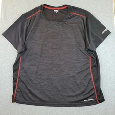 AND 1 T-Shirt Men's Black Performance  Logo Activewear Basketball Workout Shirt