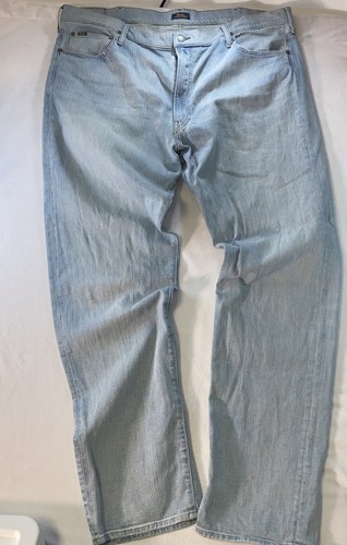Polo Ralph Lauren Varick Slim Straight Jeans Light Mens 42x36 Big Tall Preppy - Picture 5 of 20