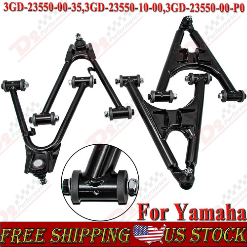 Front Lower Upper A-Arms Fits 89-03 Yamaha Warrior 350 YFM350X 3GD-23550-00-35 - Picture 1 of 9