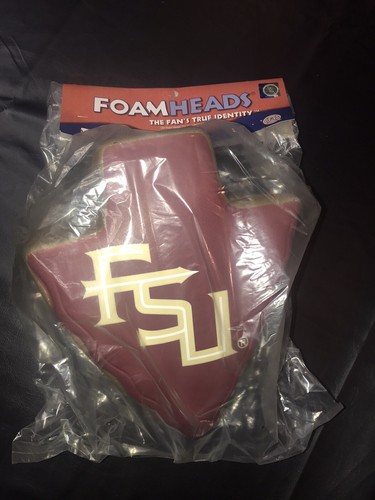 ¡¡¡NUEVO EN PAQUETE!!! FSU Florida State University Seminoles - Sombrero de cabeza de espuma Lanza - Imagen 3 de 3