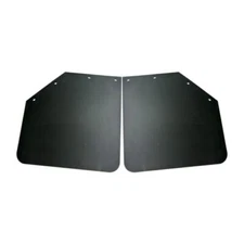 Pair Universal Angled Semi-Truck Mud Flap HD Polymer Splash Guard Mudflap 24*24"