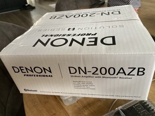 Denon Professional DN-200ZAB 20watt 4ohm/70v/100v amplifier with bluetooth! NOS - Bild 1 von 2
