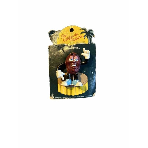 California Raisin Figures Calreb Applaus Wind Up Watch Pin Vintage (Lot Of 7) - Picture 5 of 8
