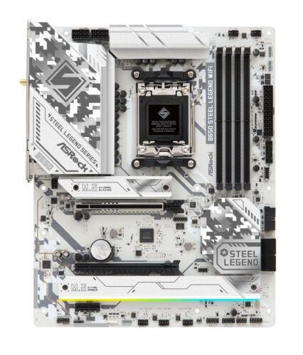ASRock B650 Steel Legend WiFi Motherboard AMD Socket AM5 New - Picture 5 of 10
