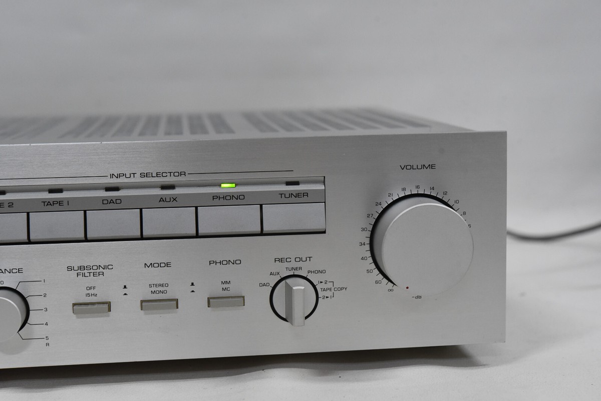 Yamaha A-500 アンプ シルバー Yamaha A-500 Stereo Amplifier - Vintage HiFi - YouTube