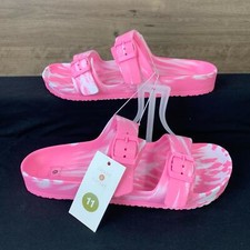 Shade  Shore Women's Neida EVA Two Band Slide Sandals - Blush Pink 11