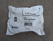 Galvanized Steel Pipe Nipple 1-1/2" x Close