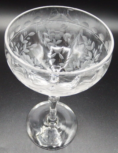 set of 4 Rock Sharpe 2011-5 --- 6" Champagne / Tall Sherbert Glasses MINT! - Picture 2 of 3