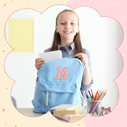 26Pcs Self Adhesive Chenille Letter Patches A-Z Chenille Letters for DIY Clot... - Picture 5 of 6