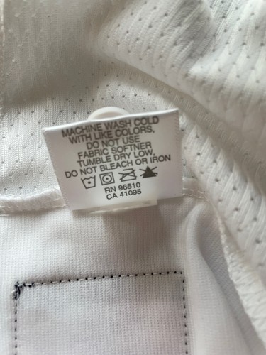 Under Armour Auth Poly Mesh Baseball Button Down Jersey Vest White Blank XL New! - Picture 9 of 10