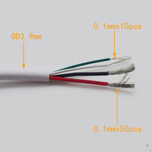1 pieza 20 cm USB C Tipo-C Macho Enchufe 2/4 Cables Cable de Alimentación Coleta Hágalo Usted Mismo Blanco 5A - Imagen 3 de 5