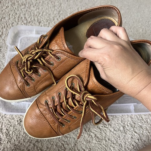 Frye Womens Mindy Low Leather Comfort Sneakers Slip On Shoes Size 10M  - Picture 5 of 12