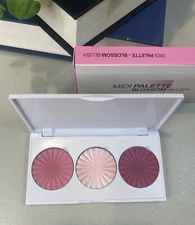 Ofra Cosmetics Midi Palette Blossom Blush Highlighter Wet Or Dry Cheek Kit